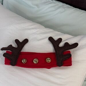 Festive Red Reindeer Antler Headband